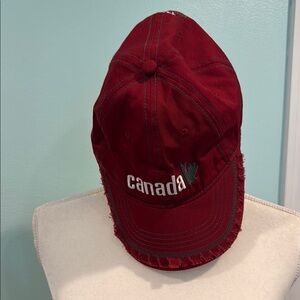 Canada Red Baseball Cap hat